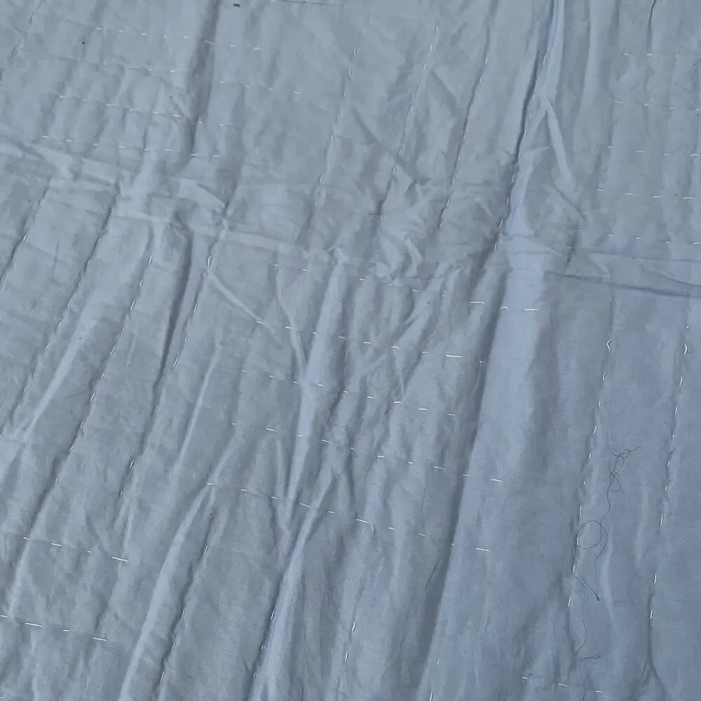 Handmade Patchwork Striped Reversible Quilt 69